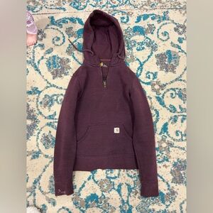 Carhartt Burgundy Pullover Hoodie